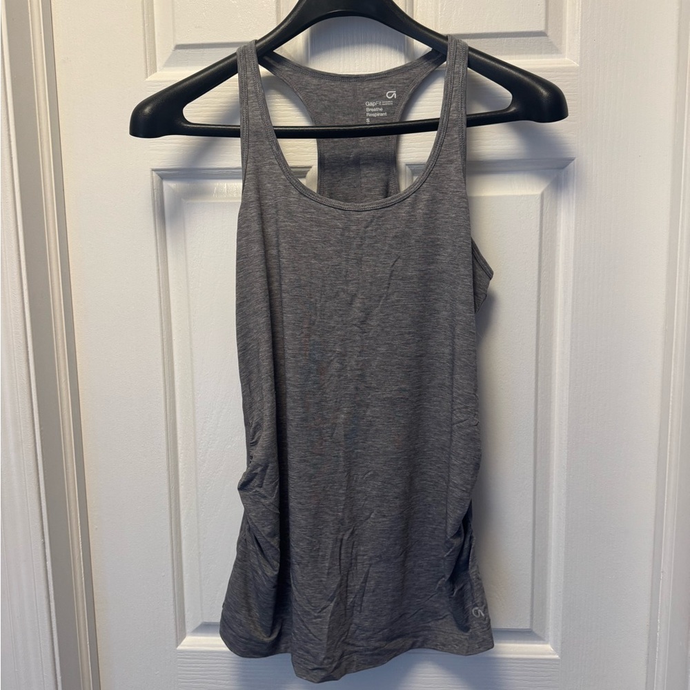 GAP Charcoal Racerback Tank Top